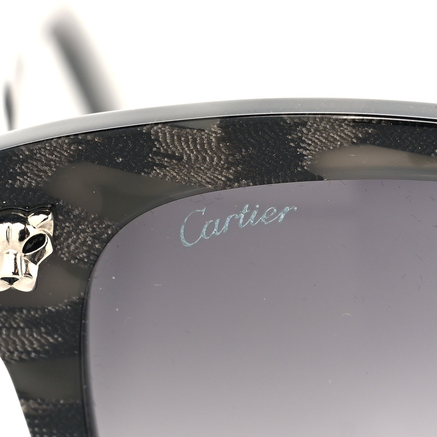 Cartier Panthere De Cartier Sunglasses Tortoise Grey 7 of 8