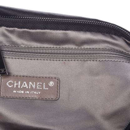Chanel Satin Large Bow Bag Black 9 of 9