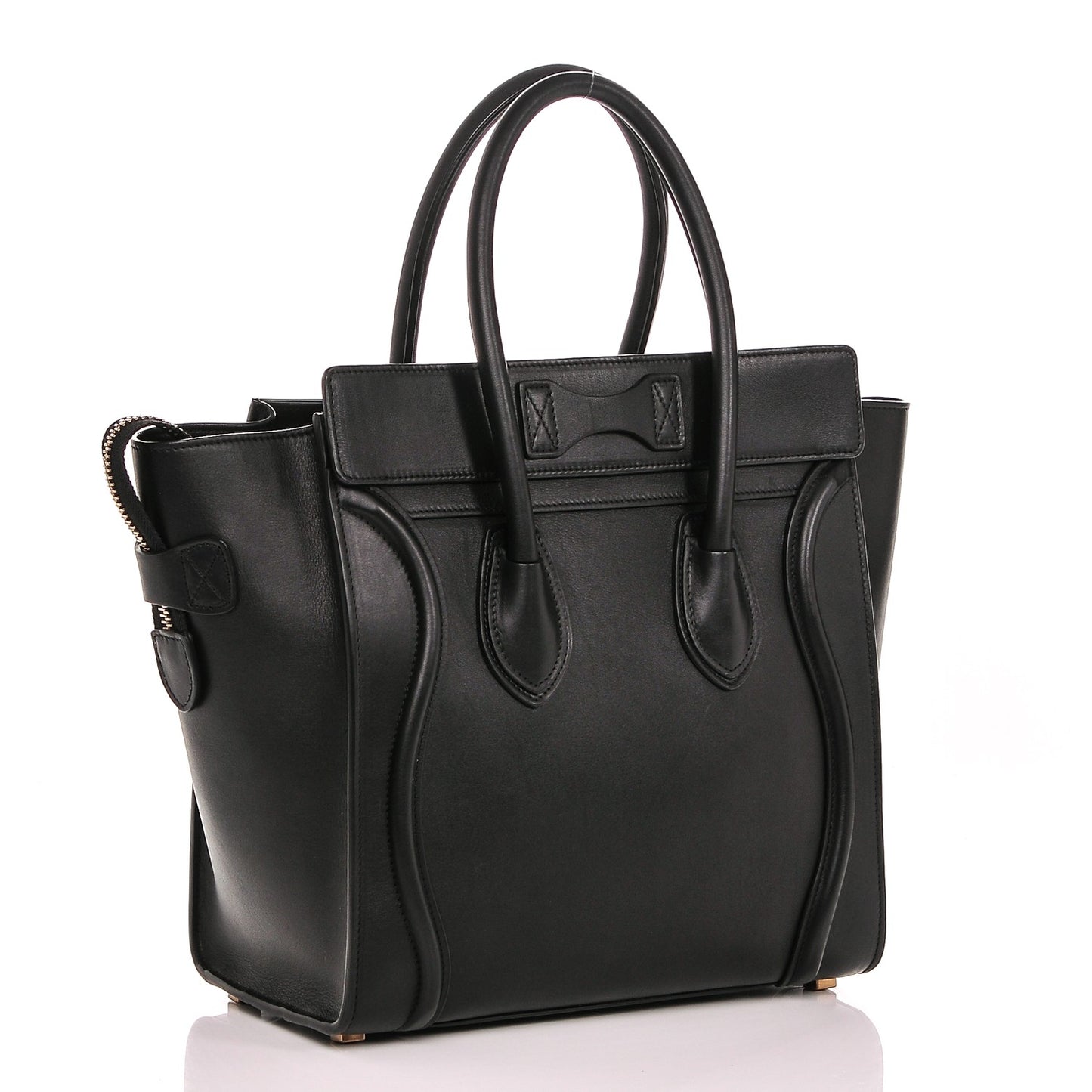 Smooth Calfskin Micro Luggage Black
