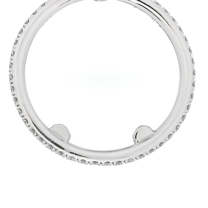 Harry Winston Platinum Diamond 1.01ct The One Oval Shaped Micropave Engagement Ring 49 4.75 6 of 8