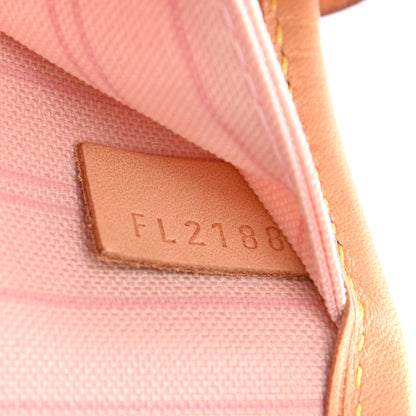 Louis Vuitton Damier Azur Neo Neverfull MM Rose Ballerine 7 of 10