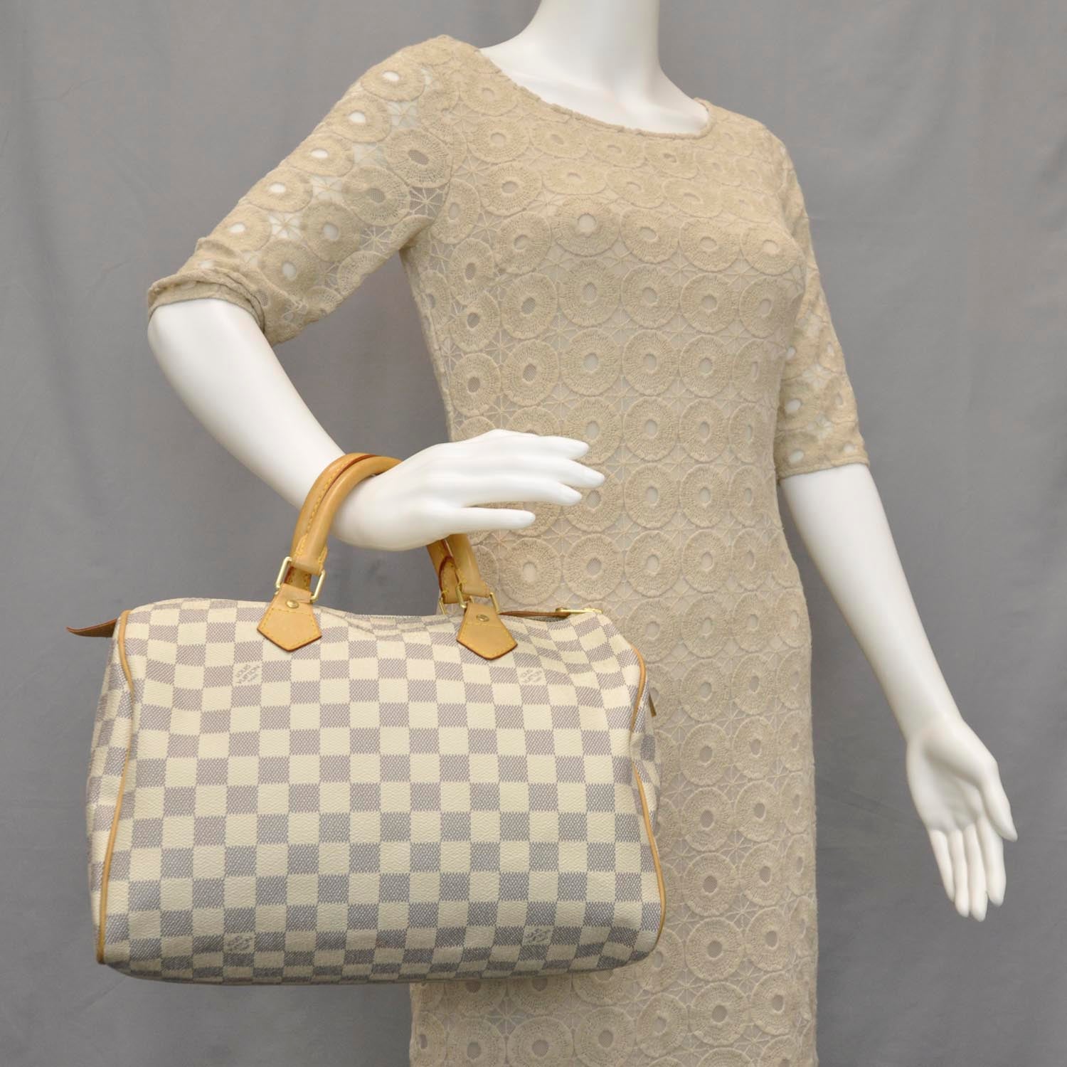 Louis Vuitton Damier Azur Speedy 30 2 of 9