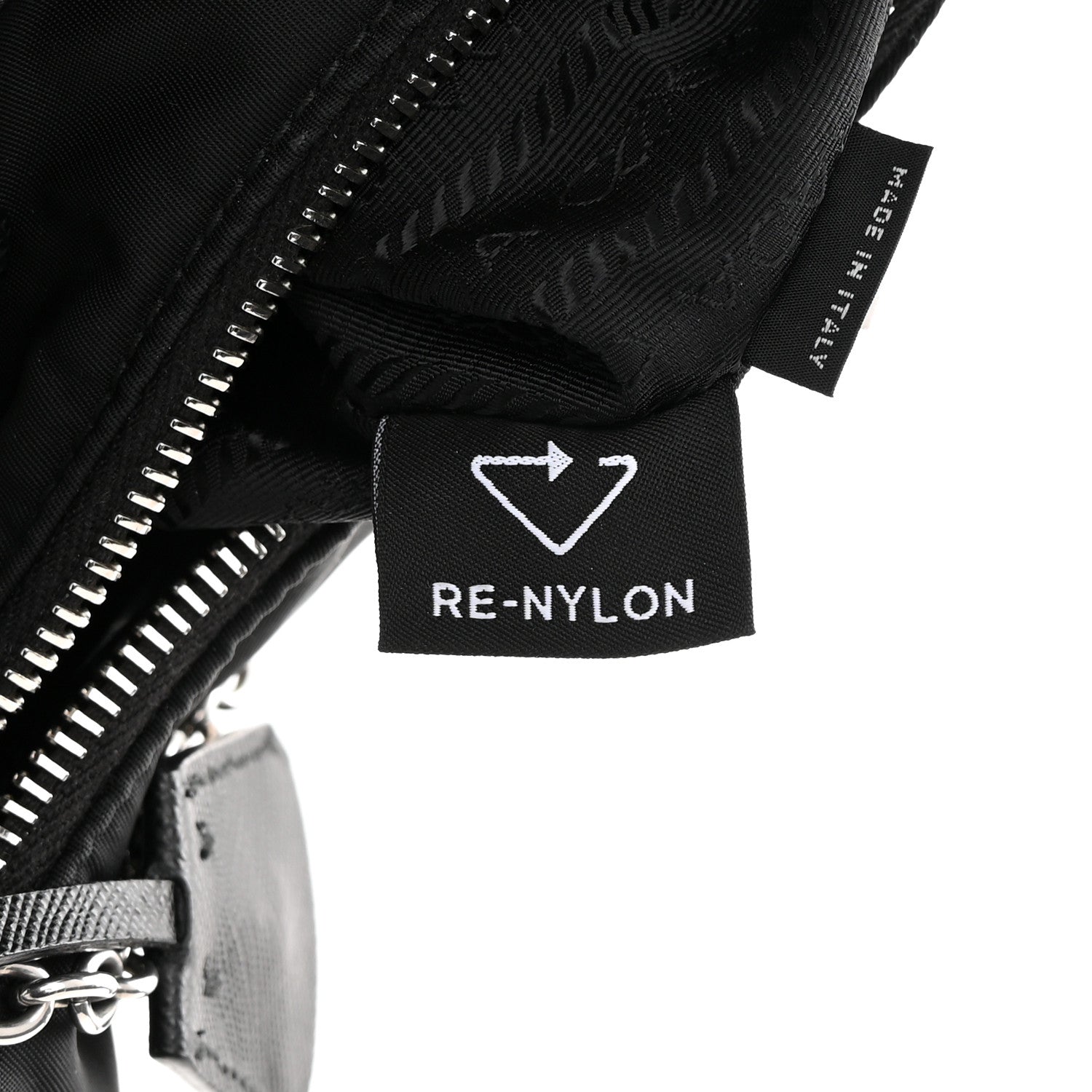 Prada Nylon Re-Edition 2005 Shoulder Bag Black 8 of 15