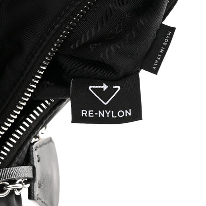 Prada Nylon Re-Edition 2005 Shoulder Bag Black 8 of 15