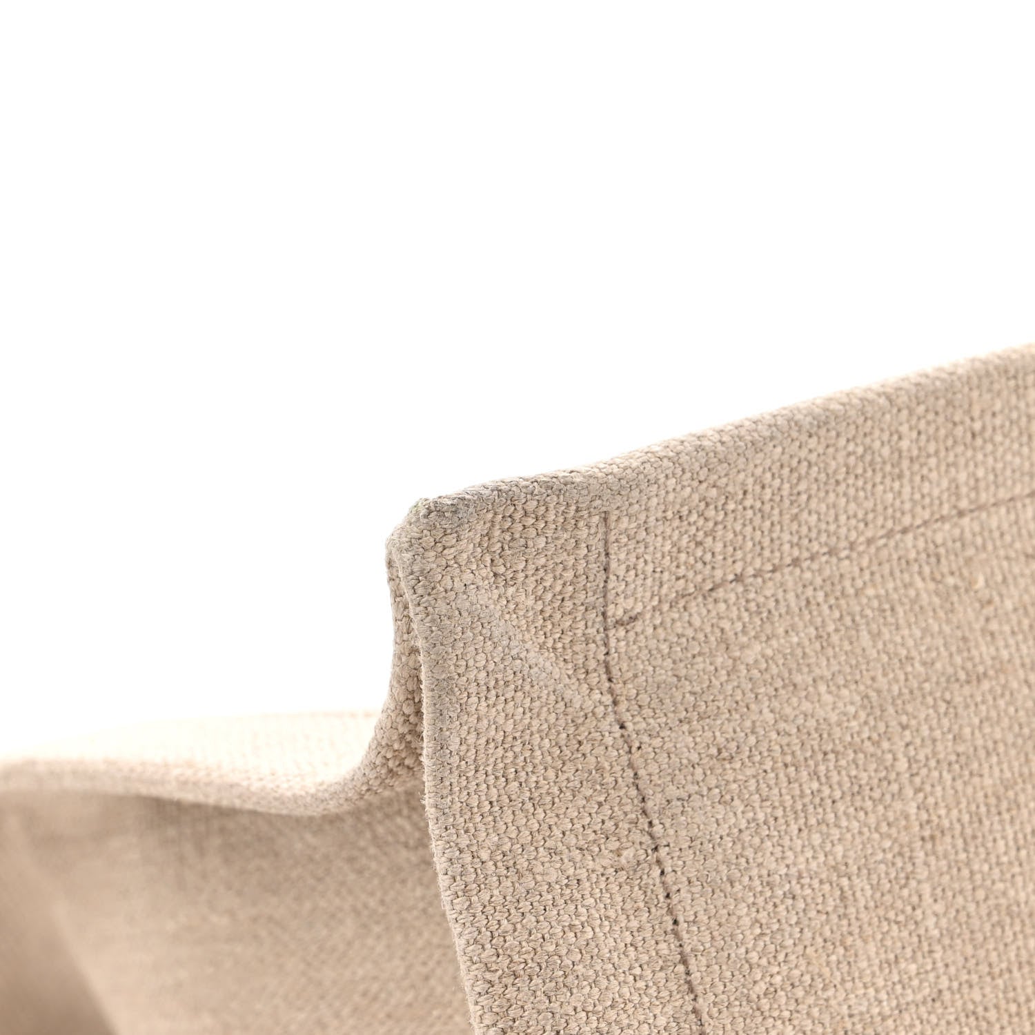 Saint Laurent Linen Calfskin Small Rive Gauche Tote Greggio Natural 11 of 16
