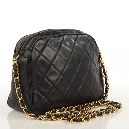 Chanel Lambskin Quilted Shoulder Bag Black 3 of 9