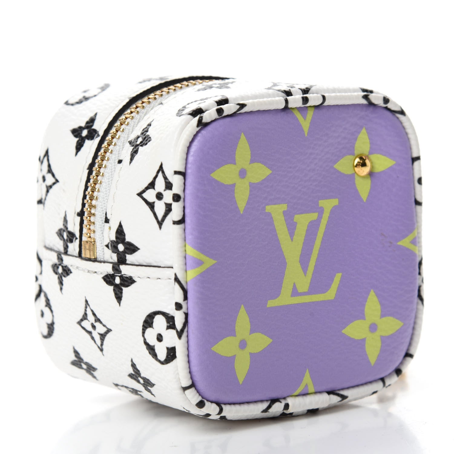 Louis Vuitton Monogram Giant Cube Coin Purse Pink 3 of 7