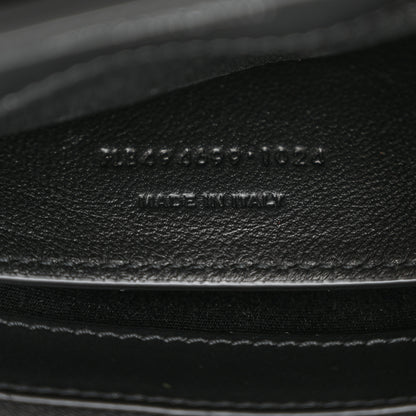 Saint Laurent Calfskin Y Quilted Monogram Small Loulou Crossbody Bag Black 7 of 10