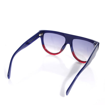 Celine Shadow Sunglasses 41026/S Blue Red 2 of 4