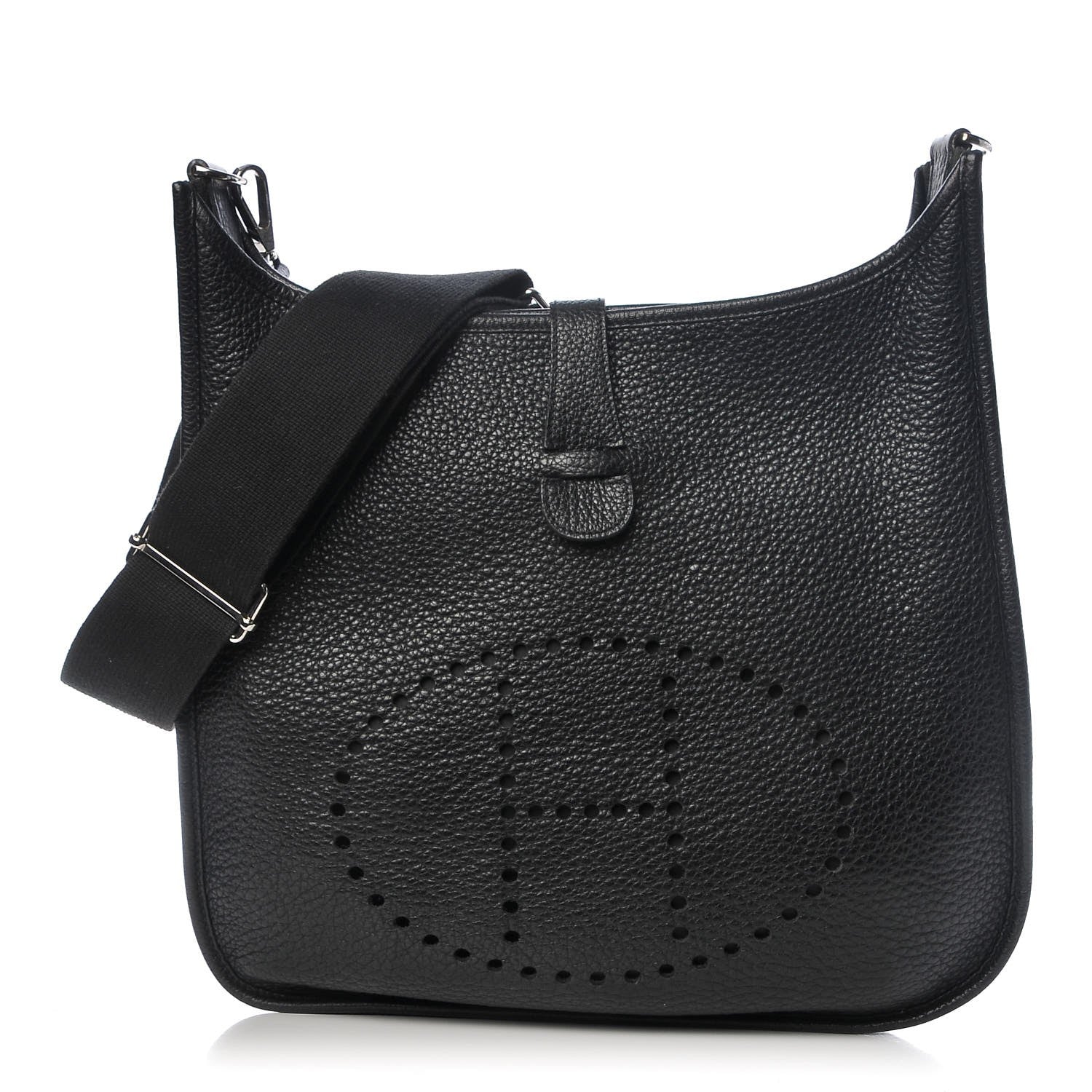 Hermes Taurillon Clemence Evelyne III GM Black 1 of 7