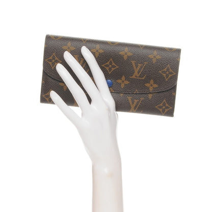 Louis Vuitton Monogram Emilie Wallet Blue 2 of 8