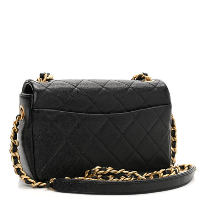 Chanel Caviar Quilted Small Fashion Therapy Flap Bag Black 3 of 11