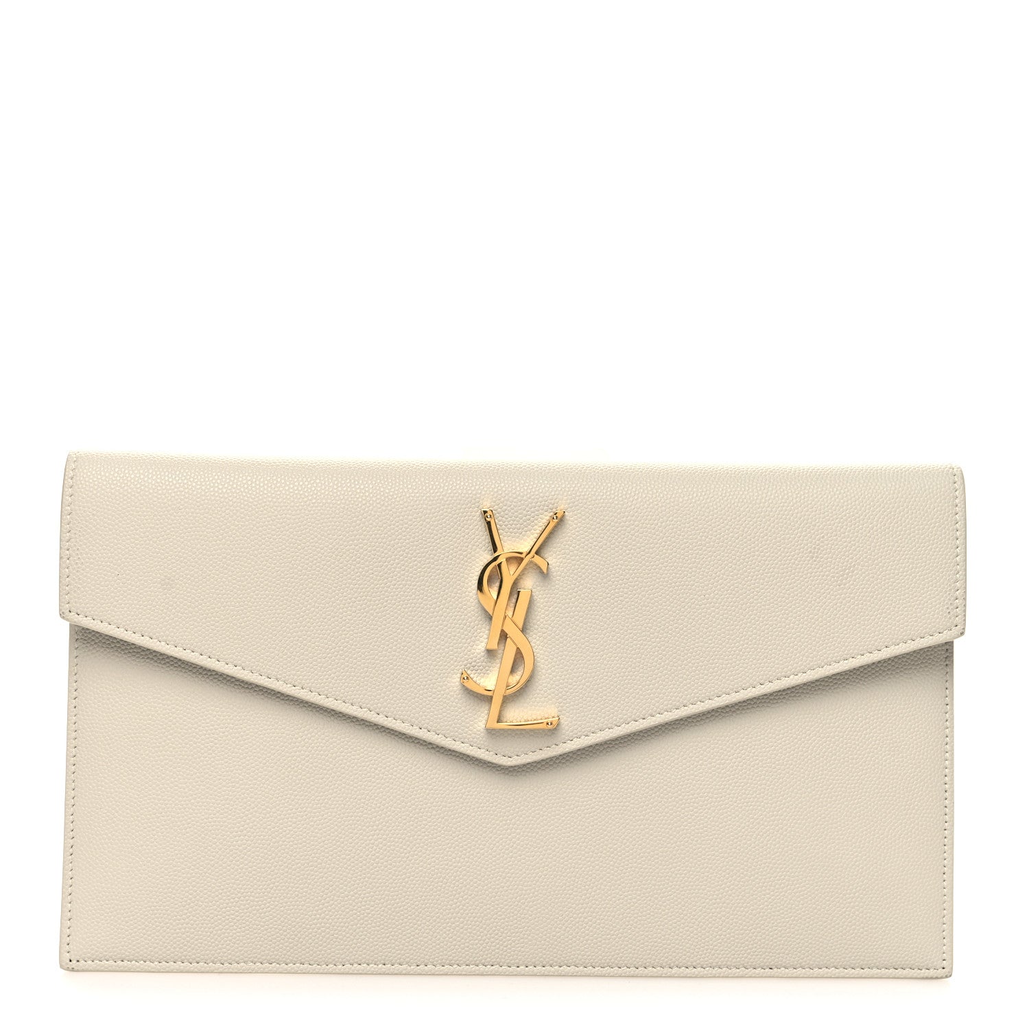 Saint Laurent Grain De Poudre Uptown Pouch Crema Soft 1 of 11