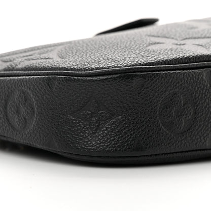 Louis Vuitton Empreinte Monogram Giant Multi Pochette Accessories Large Pochette Black 8 of 11