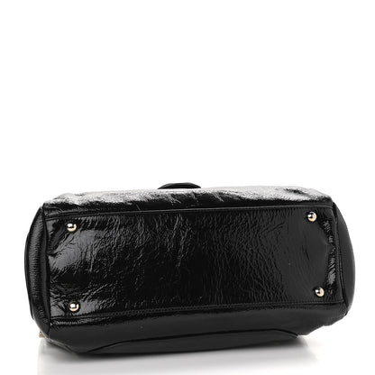 Chanel Patent Large Luxe Ligne Flap Black 3 of 10
