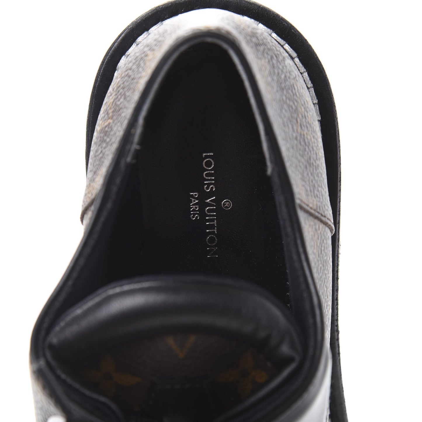 Monogram Calfskin Beaubourg Platform Derby Shoes 39 Brown