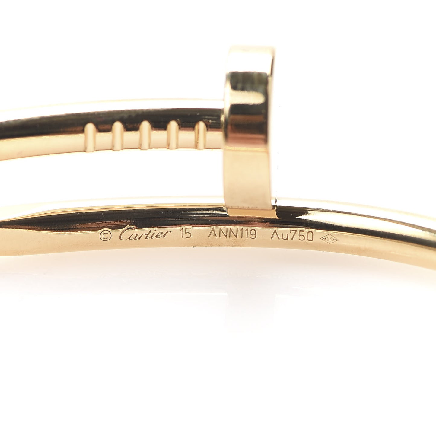 18K Yellow Gold Juste Un Clou Bracelet 15