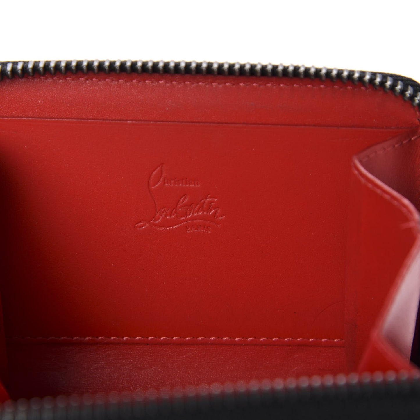 Calfskin Spiked Panettone Coin Purse Black