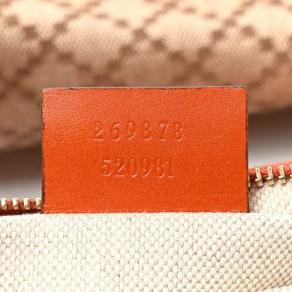 Gucci Diamante Small Craft Tote Orange 7 of 10