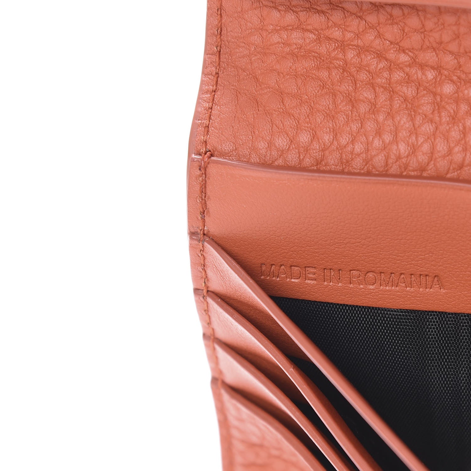 Burberry Calfskin Hastings Continental Wallet Orange 7 of 8