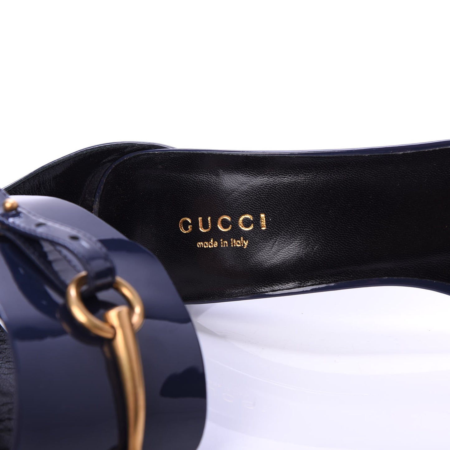 Vernice Crystal Ursula Ankle Wrap Pumps 38.5 Classic Marine