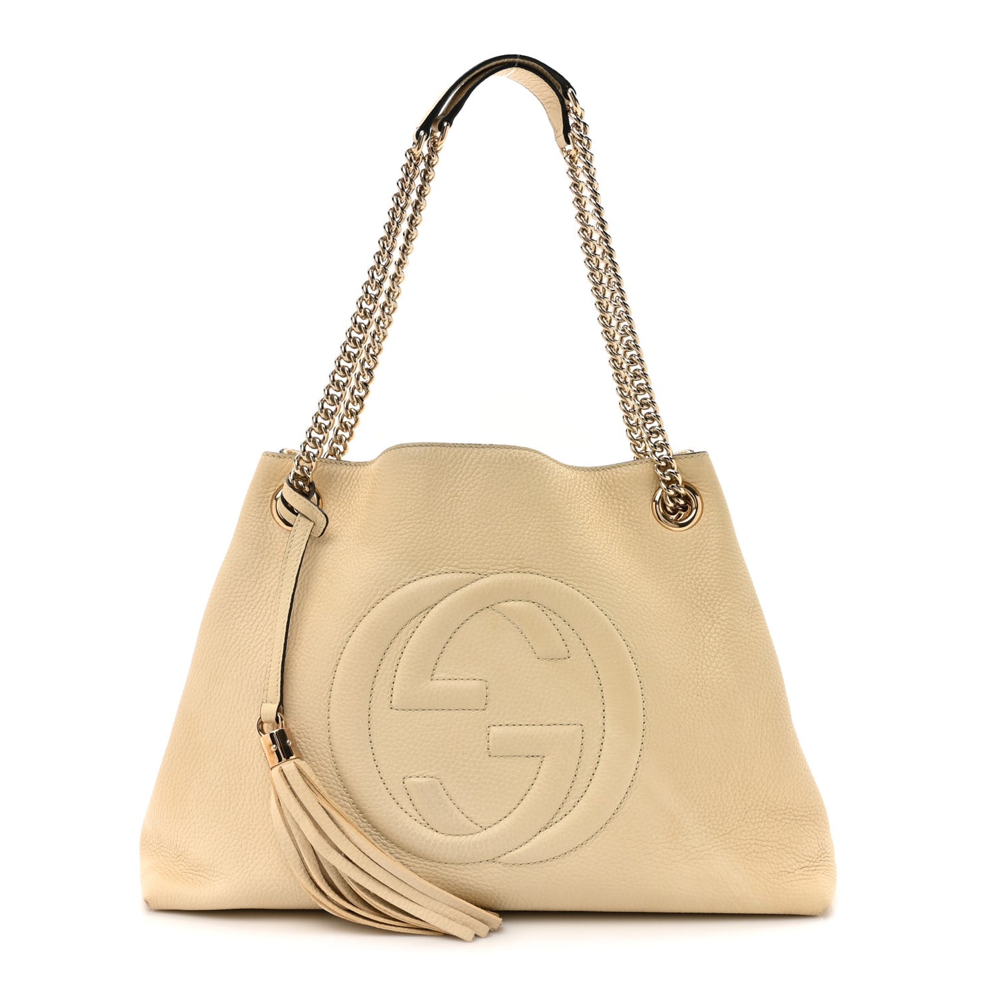 Cellarius Calfskin Medium Soho Chain Shoulder Bag Ivoire