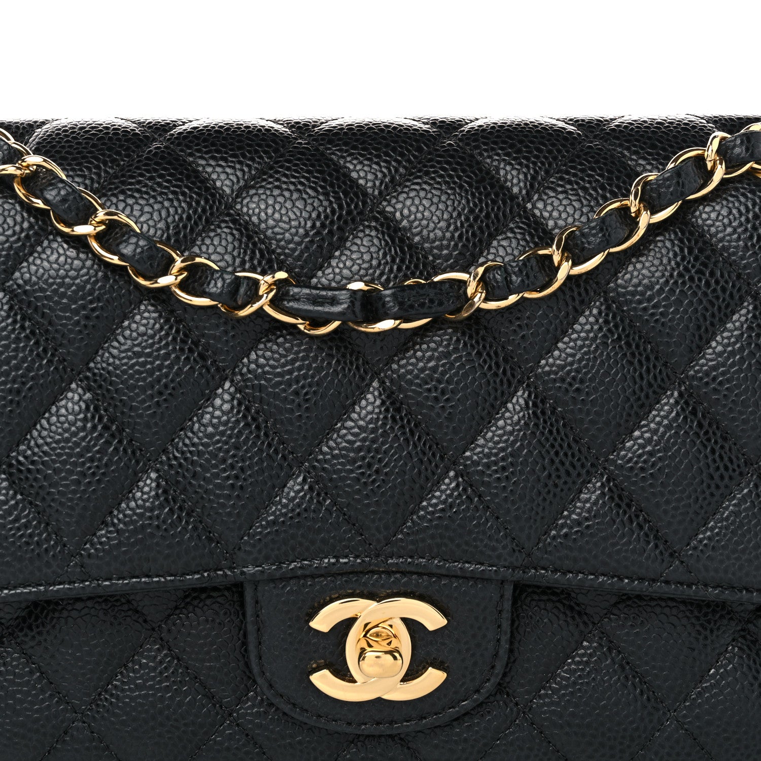Chanel Caviar Quilted CC Box Flap Black 8 of 10