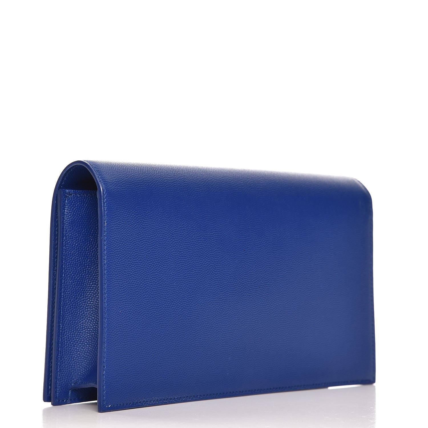 Saint Laurent Grain De Poudre Classic Monogram Kate Clutch Outremer 3 of 9