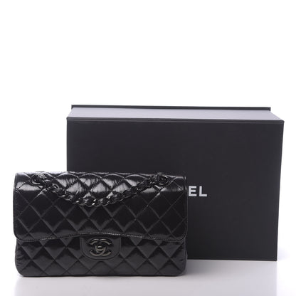 Chanel Shiny Crumpled Calfskin Quilted Small Incognito Double Flap 11 of 11
