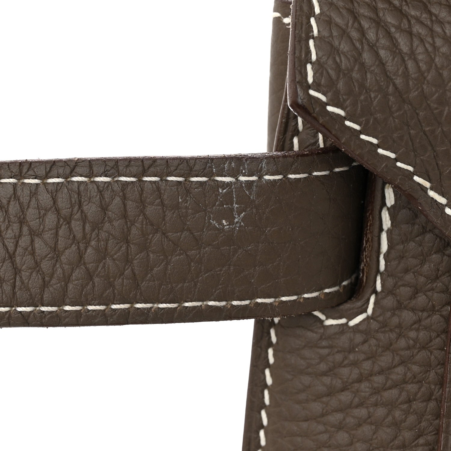 Hermes Taurillon Clemence Jypsiere 34 Etoupe 11 of 14