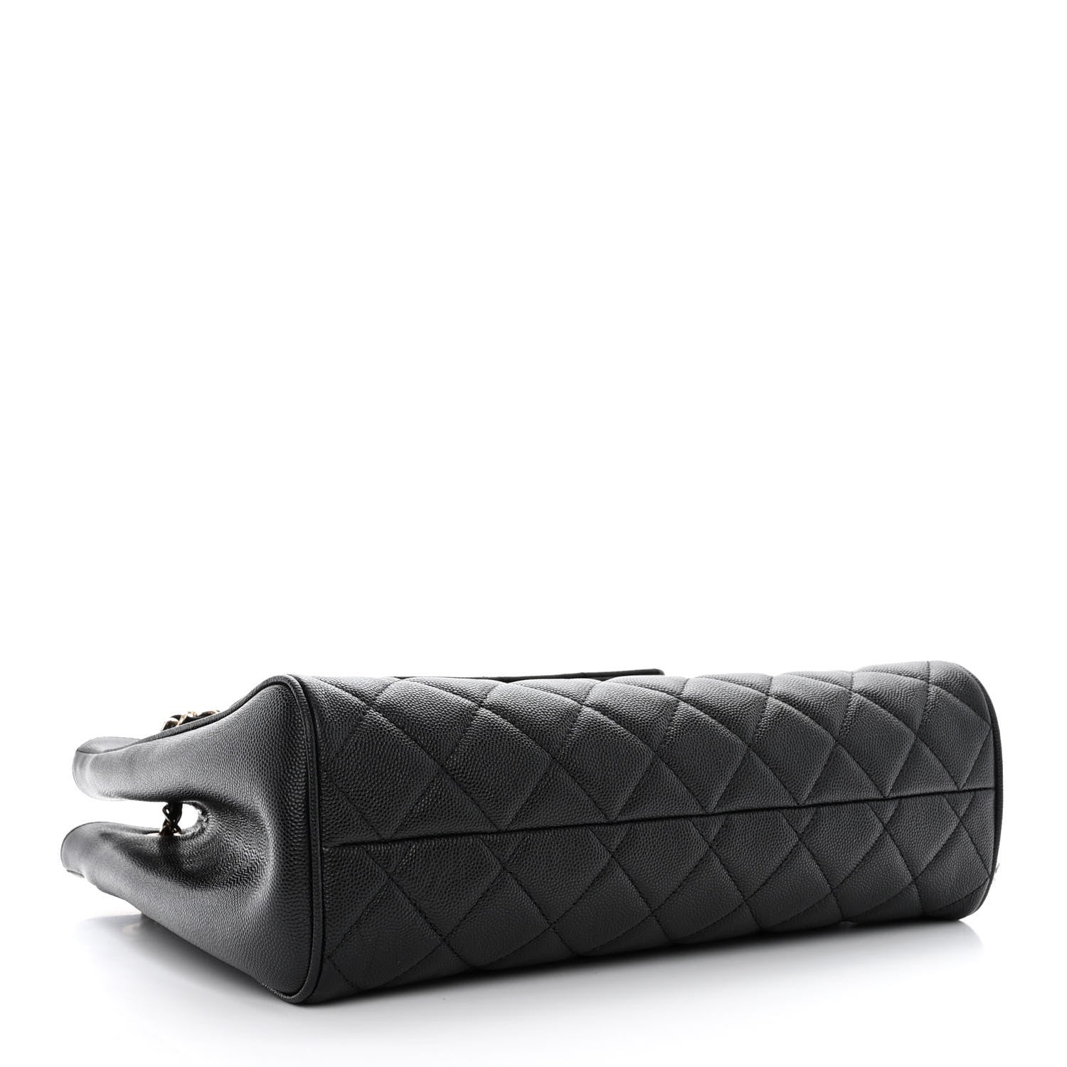 Chanel Caviar Quilted In Out Flap Shopping Tote Black 4 of 12