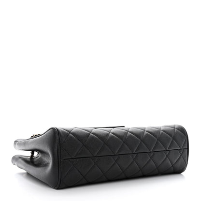 Chanel Caviar Quilted In Out Flap Shopping Tote Black 4 of 12