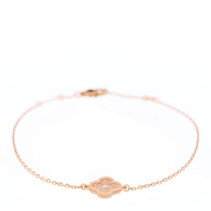 Van Cleef & Arpels 18K Rose Gold Sweet Alhambra Bracelet 1 of 6