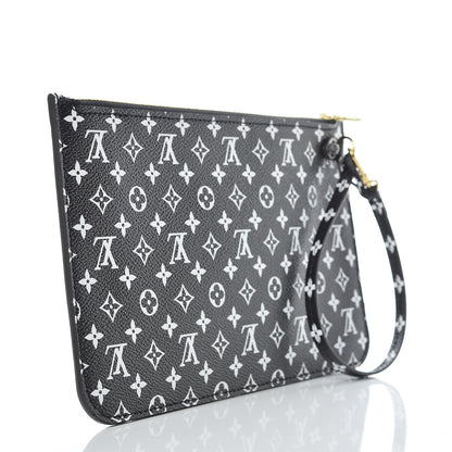 Louis Vuitton Monogram Giant Jungle Neverfull MM GM Pochette Black 3 of 9