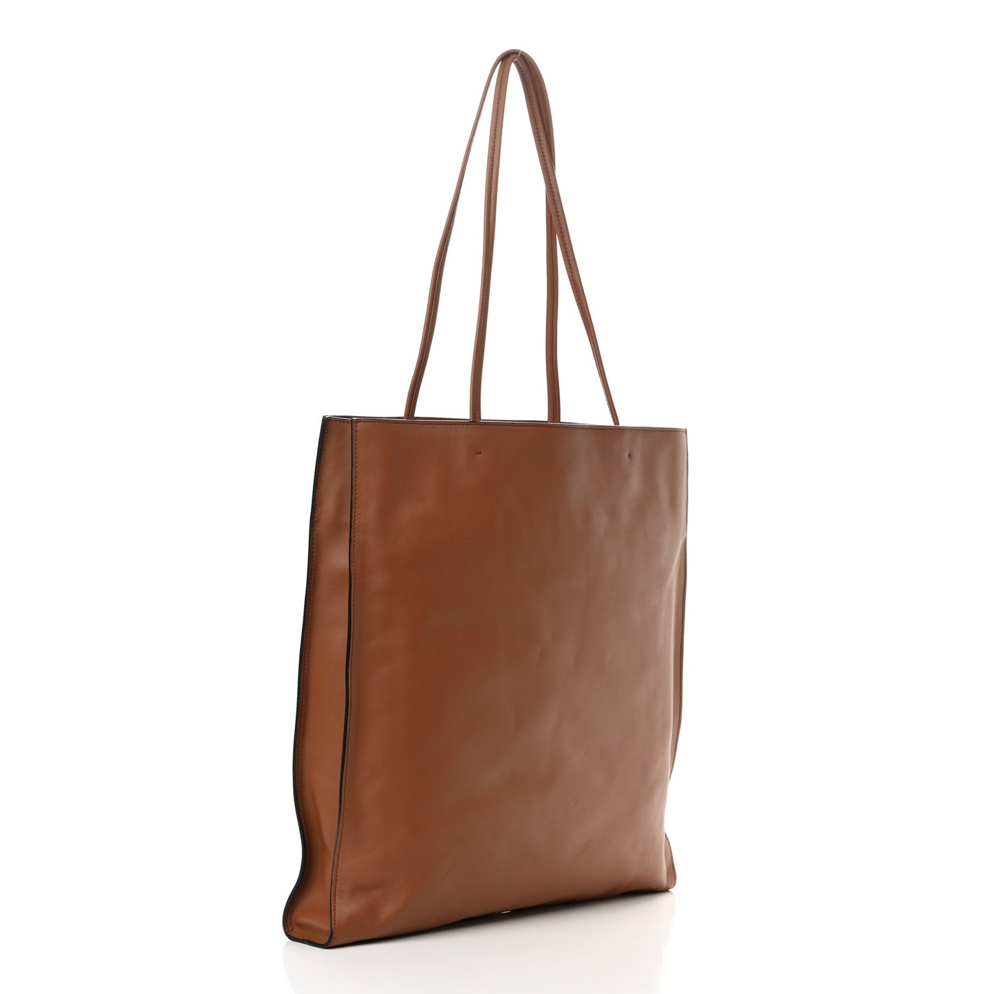 Soft Calfskin Tote Cognac