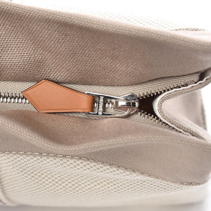 Hermes Toile Trousse De Voyage Jimetou PM Gris Ponce 7 of 7