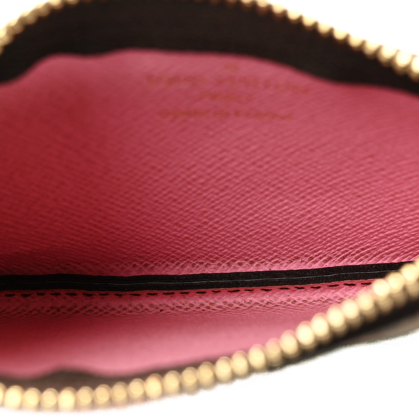Monogram 2023 Christmas Animation Alpine Key Pouch Pink