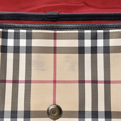 Burberry House Check Satchel Black 10 of 17