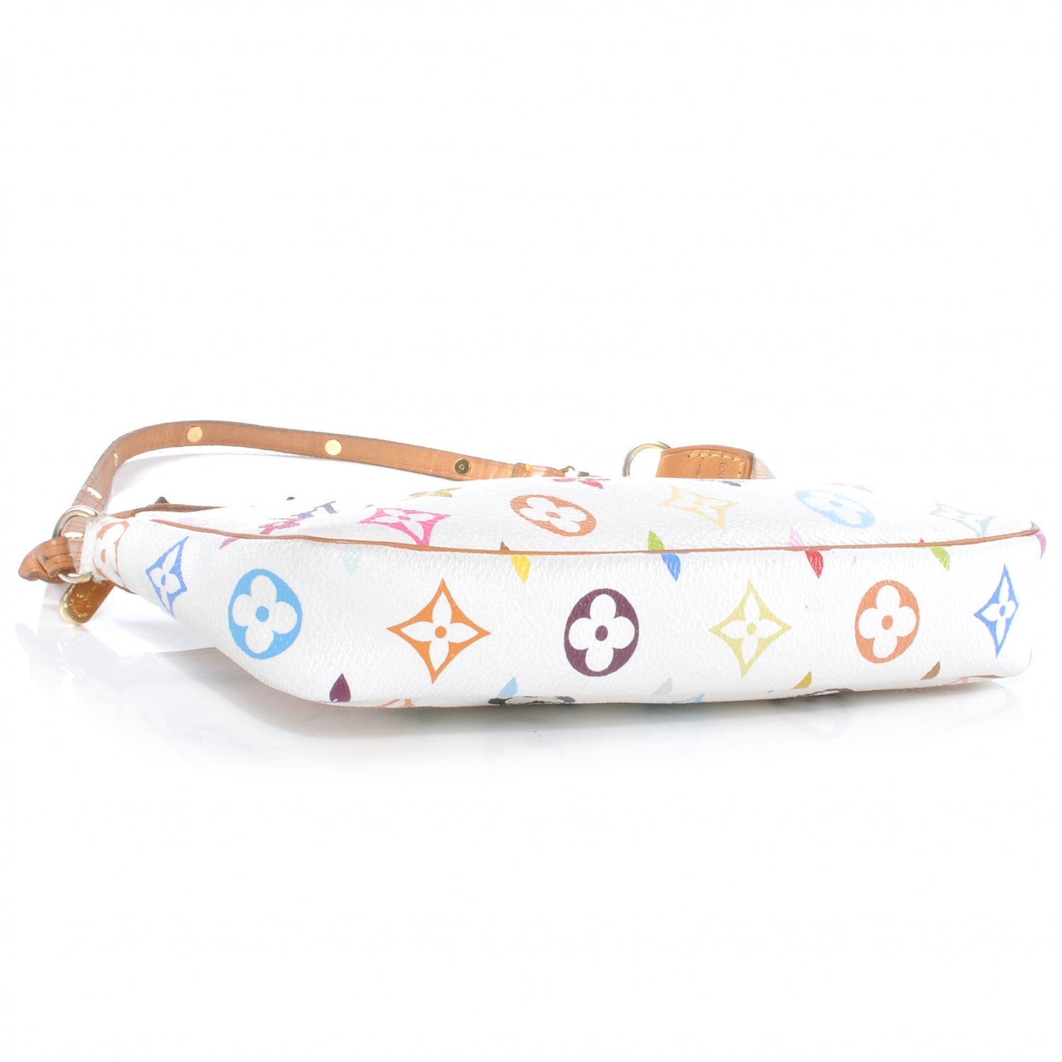 Louis Vuitton Monogram Multicolor Pochette Accessories White 4 of 8