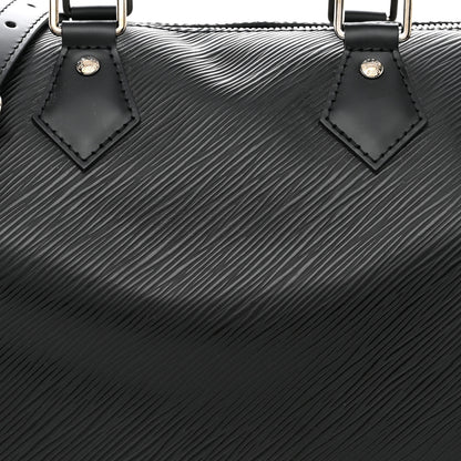Louis Vuitton Epi Speedy Bandouliere 25 Black 8 of 11