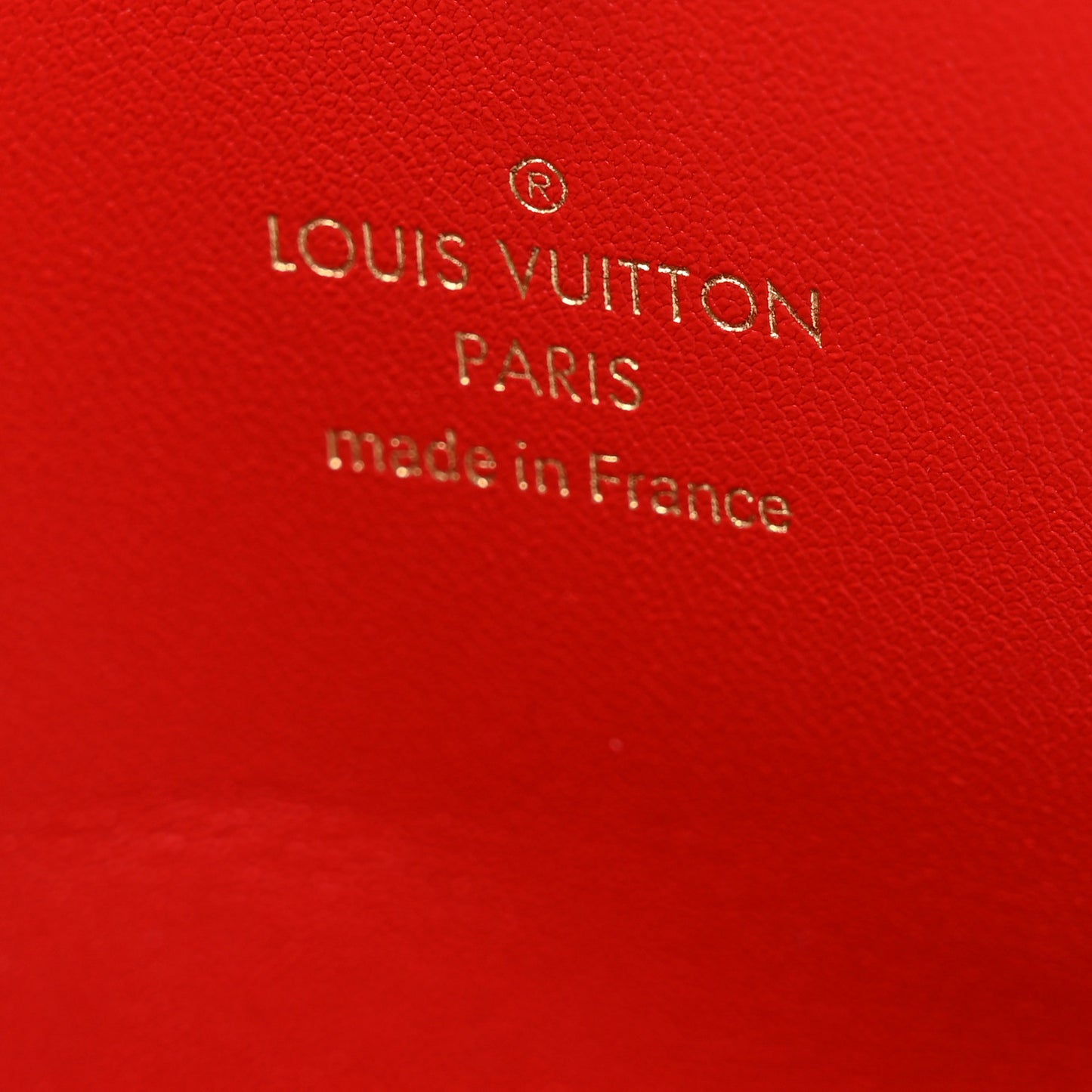 Monogram Medium Kirigami Pochette Insert Coquelicot