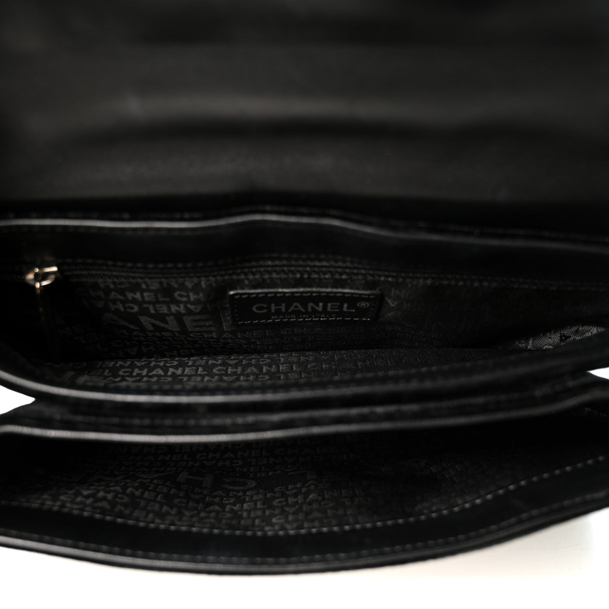 Chanel Velvet Lambskin Camellia No. 5 Flap Bag Black 5 of 10