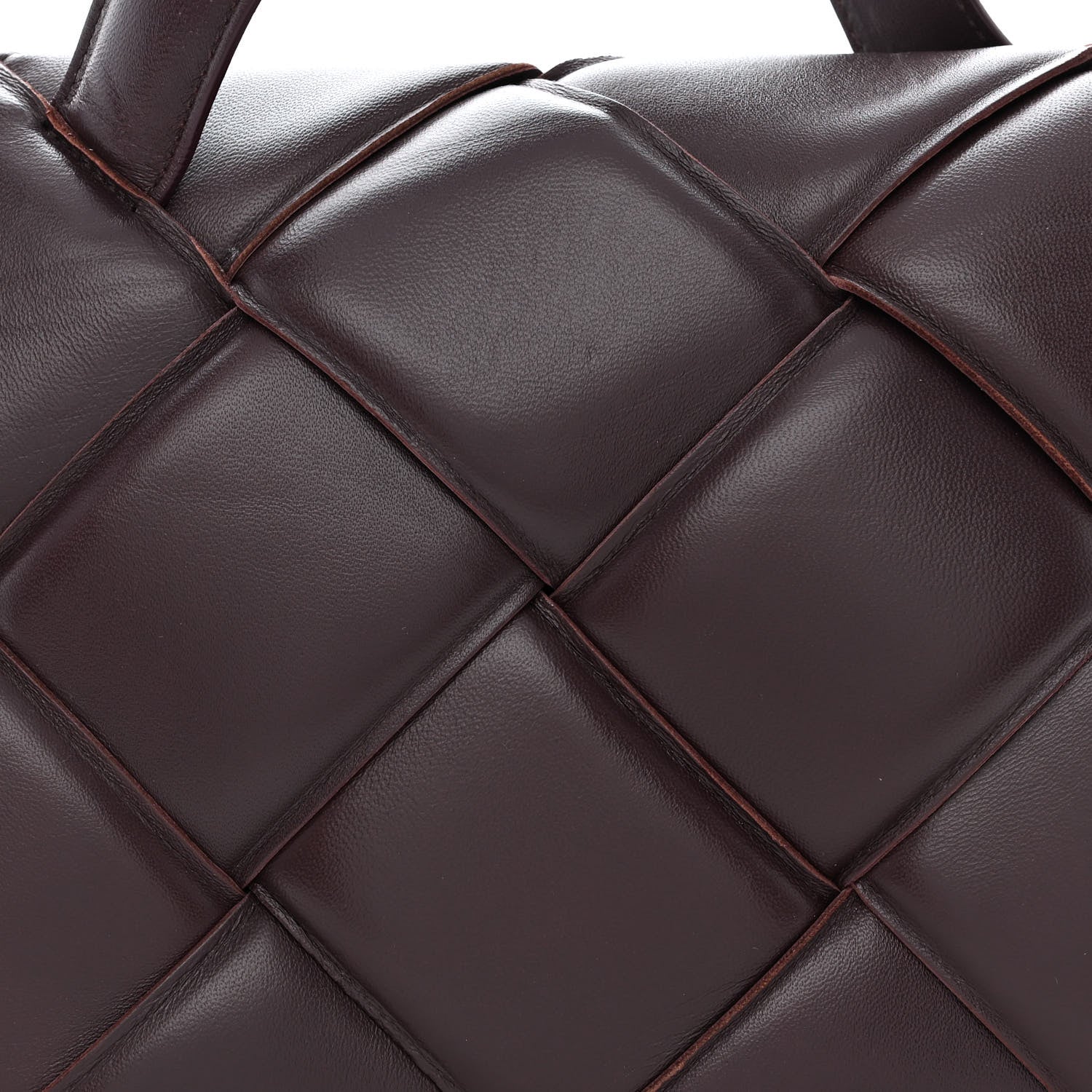 Bottega Veneta Nappa Intreccio Padded Top Handle Shoulder Bag Grape 7 of 10
