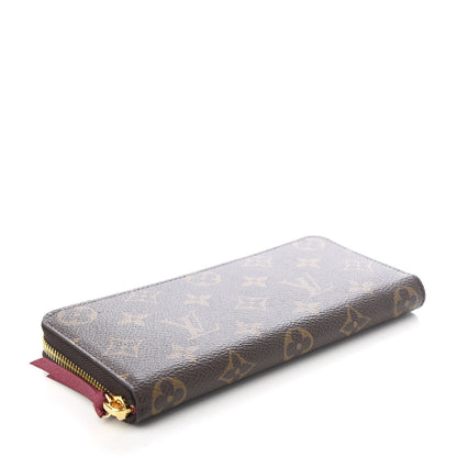 Louis Vuitton Monogram Clemence Wallet Fuchsia 4 of 6