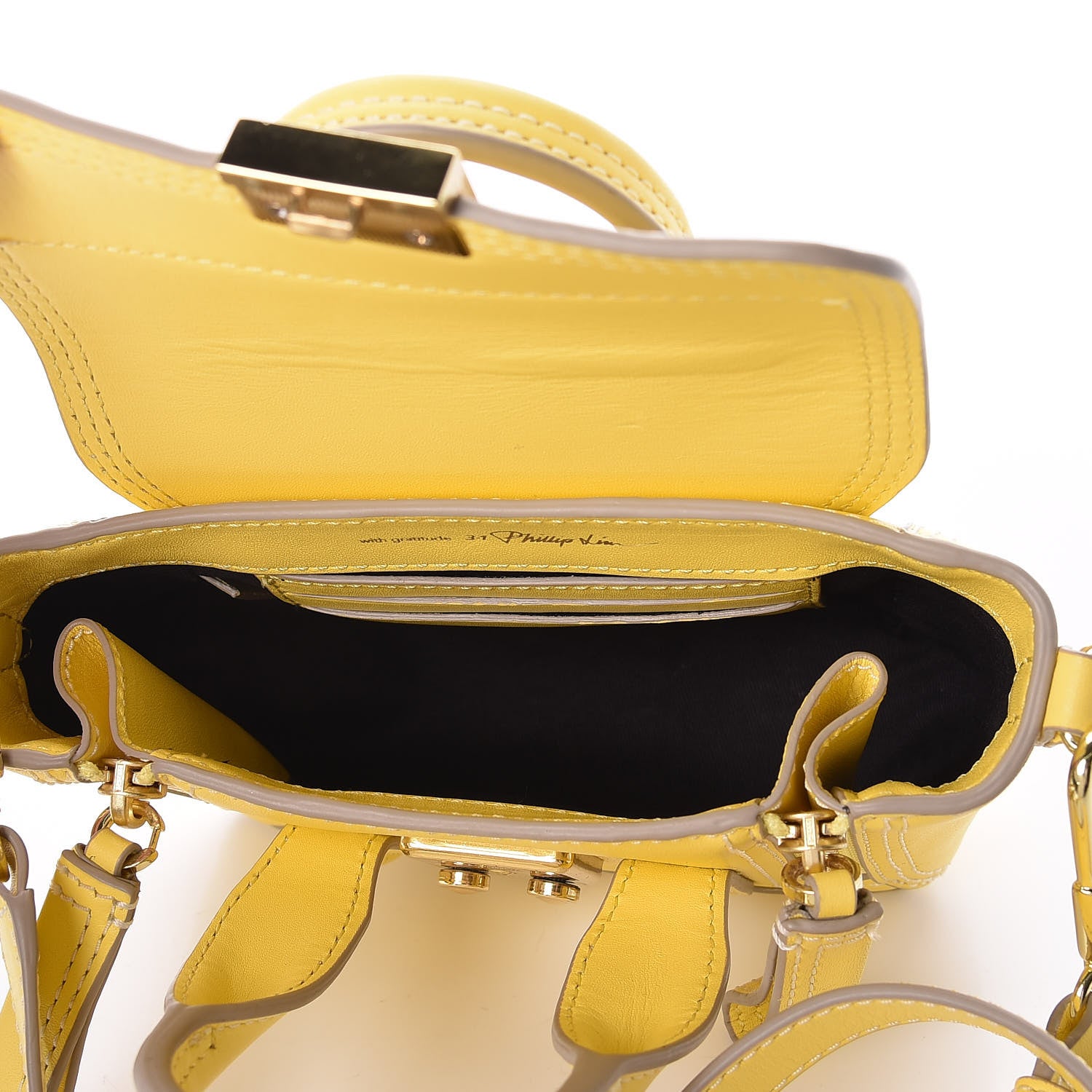 3.1 Phillip Lim 3.1 Smooth Calfskin Nano Pashli Satchel Pineapple 5 of 11