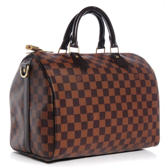 Louis Vuitton Damier Ebene Speedy Bandouliere 30 3 of 7