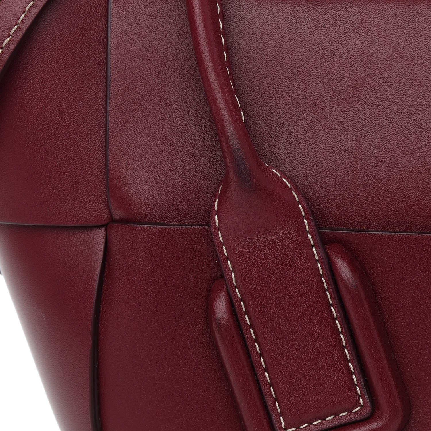 Bottega Veneta Calfskin Mini Maxi Intrecciato Arco Burgundy 12 of 13