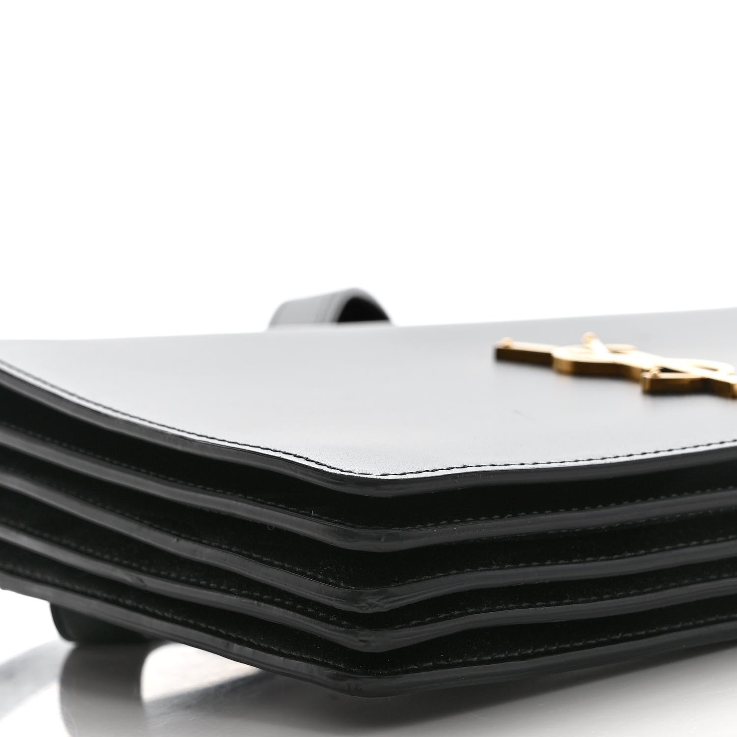 Saint Laurent SAINT LAURENT Smooth Calfskin Shoulder Bag Black 7 of 8