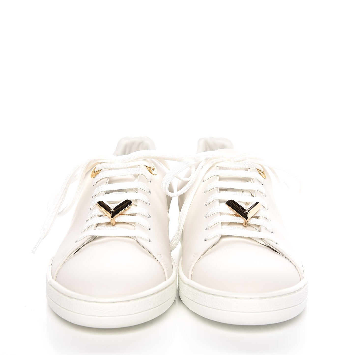 Calfskin Frontrow Sneakers 36.5 White