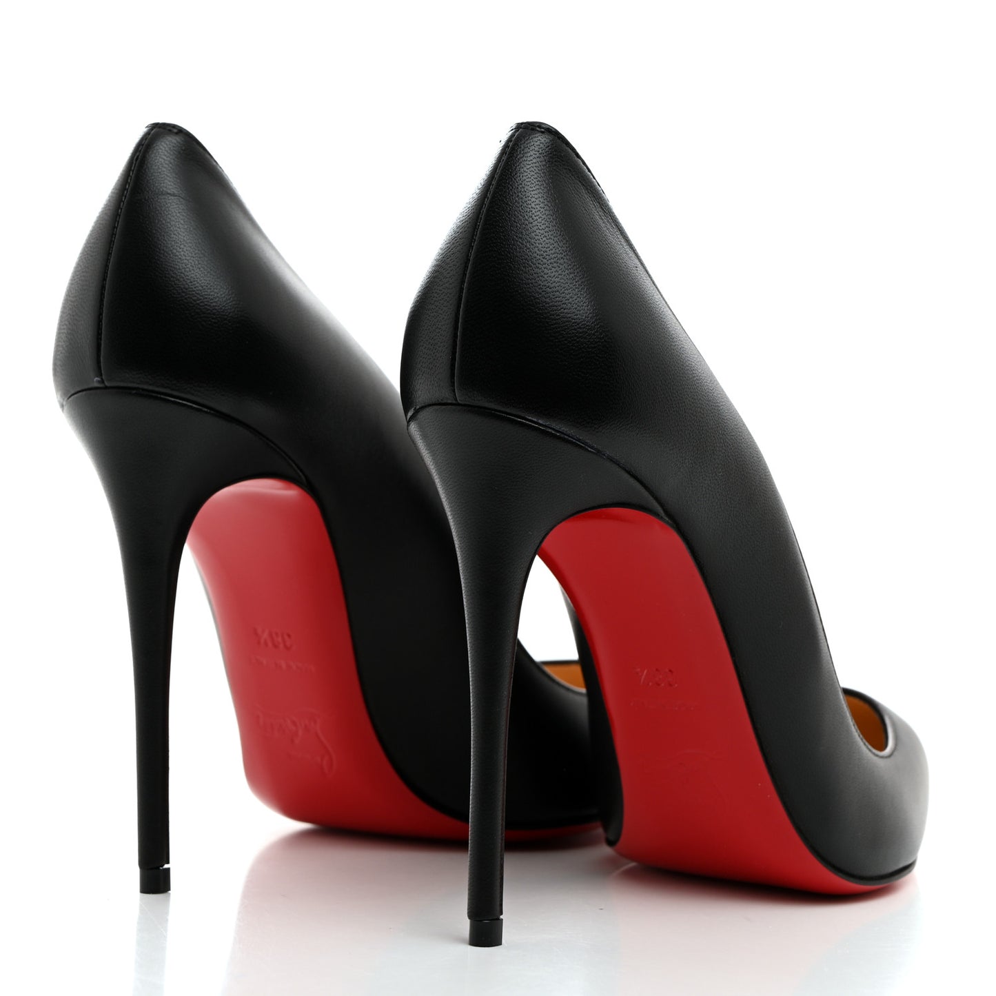 Shiny Nappa Pigalle Follies 100 Pumps 38.5 Black